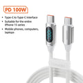 Toocki 100W USB C Cable for Samsung to 5A LED Digital Display