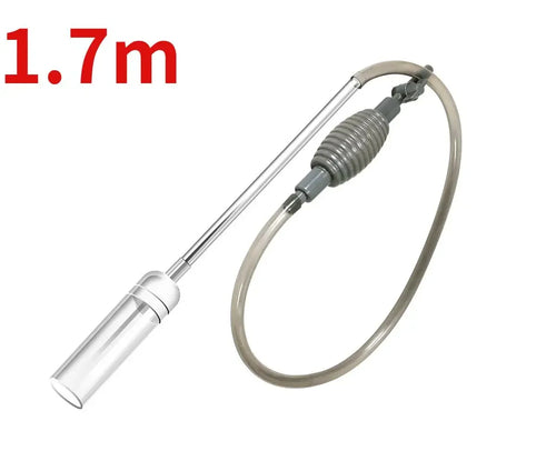 1.5m Aquarium Manual Water Changer Fish Tank Air Pump Cleaning Tools