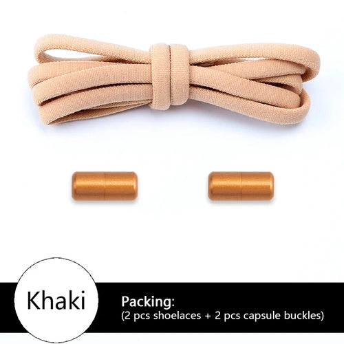 NEW Colorful Options Elastic laces Sneakers No tie Shoelace for Sports