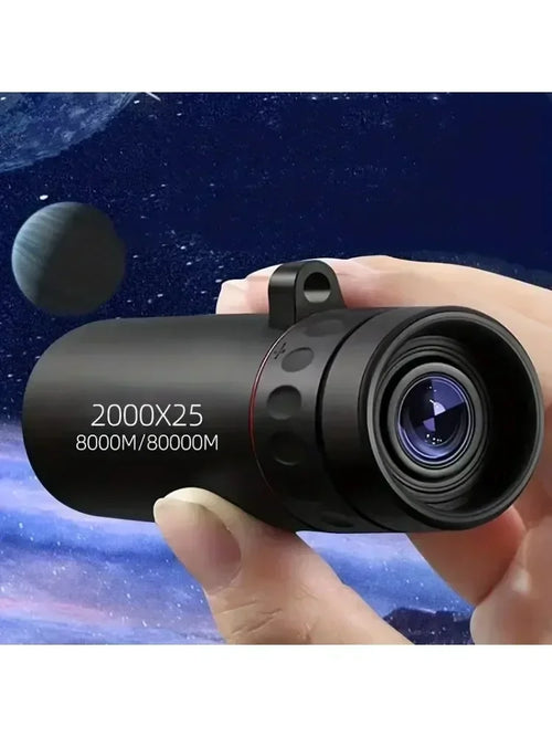 New 2000x25 HD Monocular Telescope Mini Portable Mobile Phone