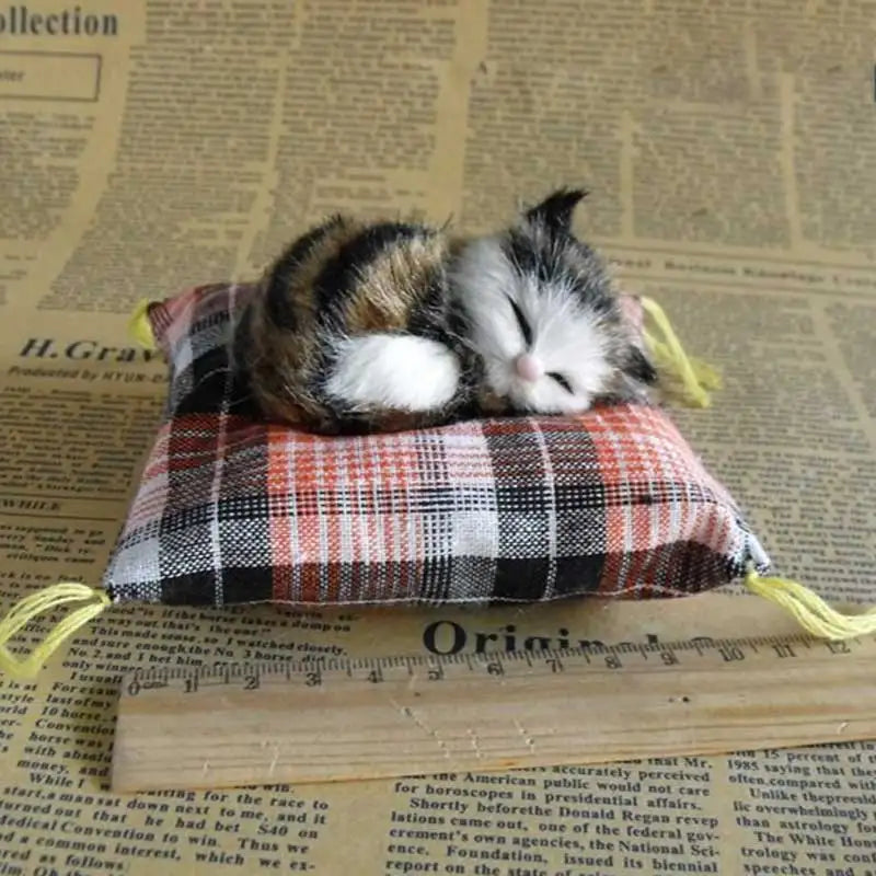 Simulation Cat Toy Ornaments Simulation Animal Flower Cat Cloth