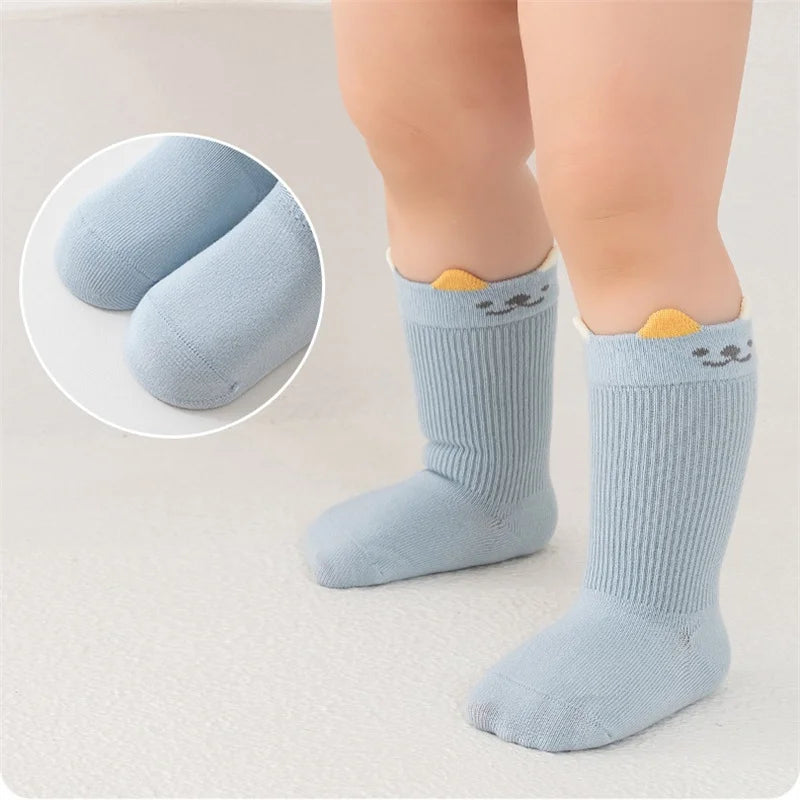 3Pairs/set Newborn Baby Socks For Girls Boys High Quality Cotton