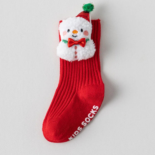 Christmas Baby Socks For Boys Girls Autumn Winter Toddler Anti-slip
