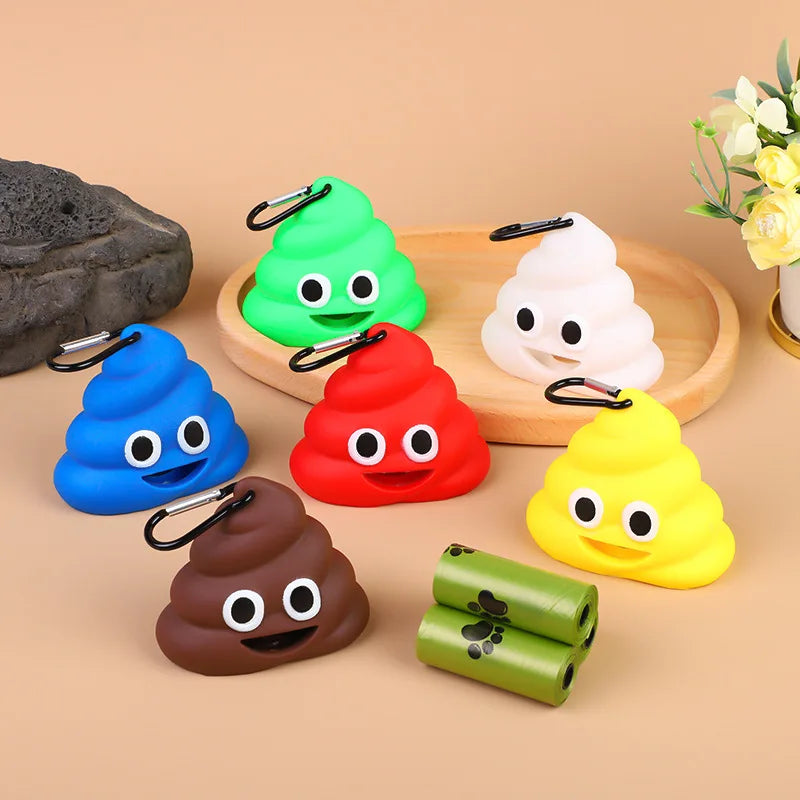 1PC Creative Pet Supplies Dog Potty Pickup Cartoon Poop-shaped