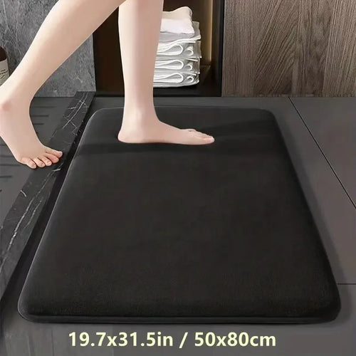 Solid Color Bathroom Mat Bathroom Floor Mat Door Mat Household Non