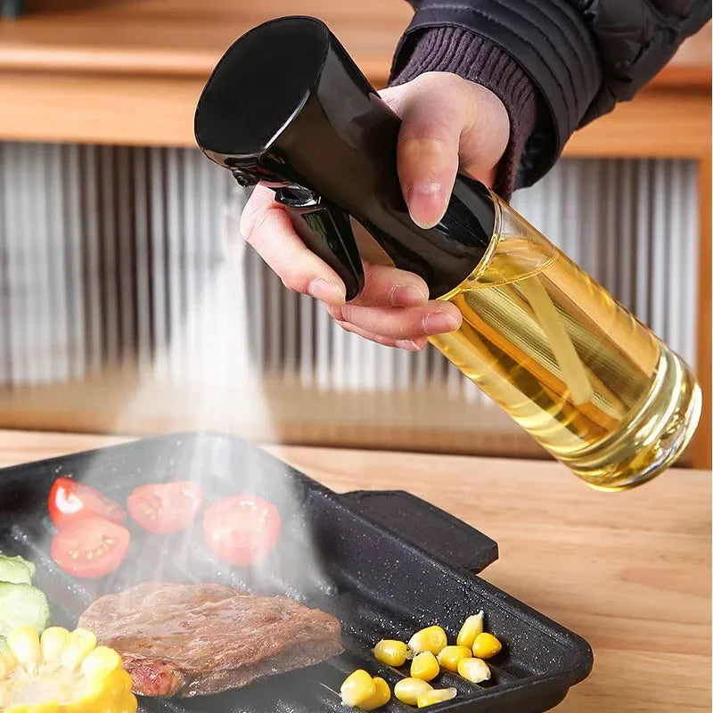200/300/500ml Oil Spray Bottle BBQ Cooking Olive Oil Sprayer Plastic