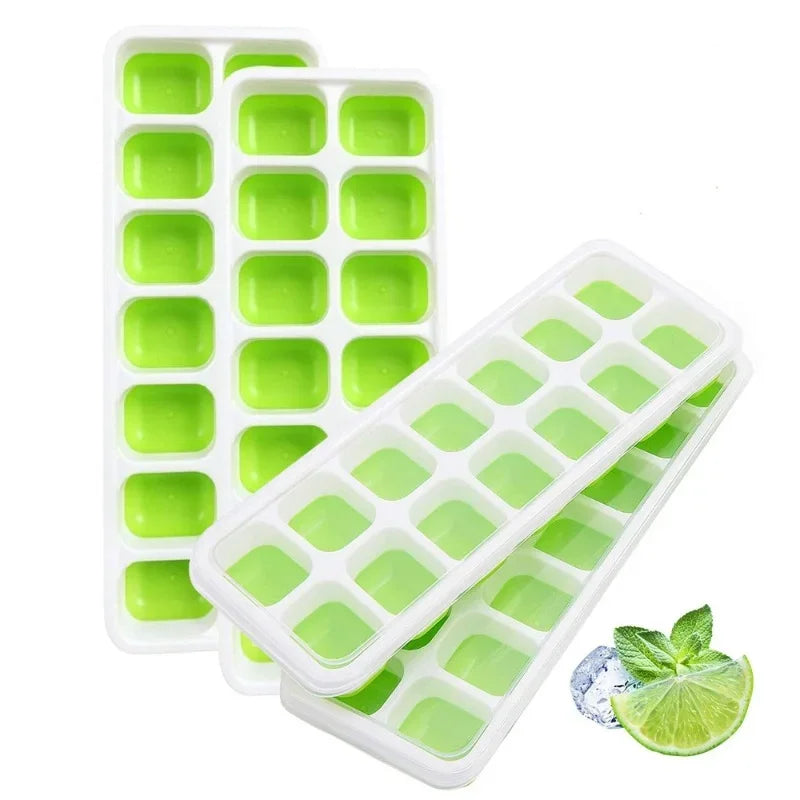 14 Grid Ice Cube Tray Silicone Mold Square Ice Cube Tray Mold Ice Cube