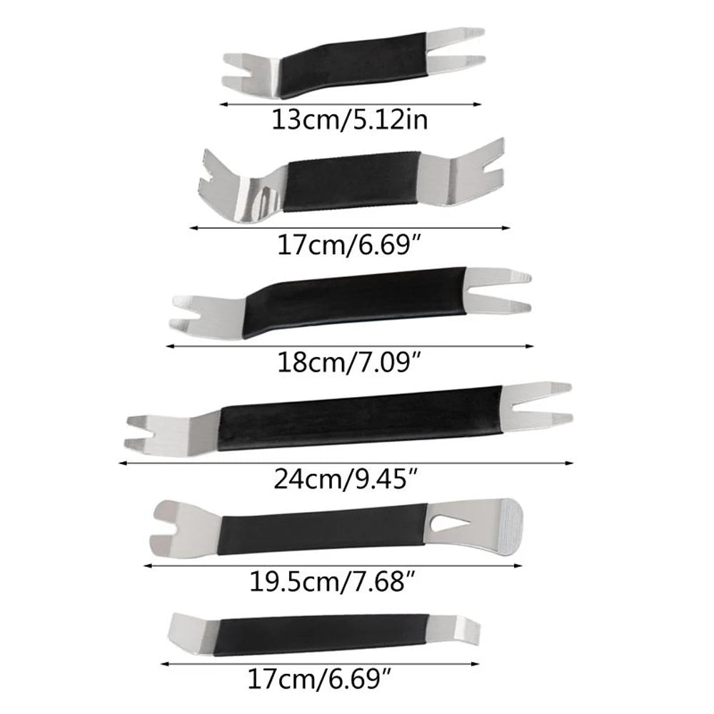 1/6Pcs Portable Auto Door Clip Trim Removal Tools Kits Car Dashboard