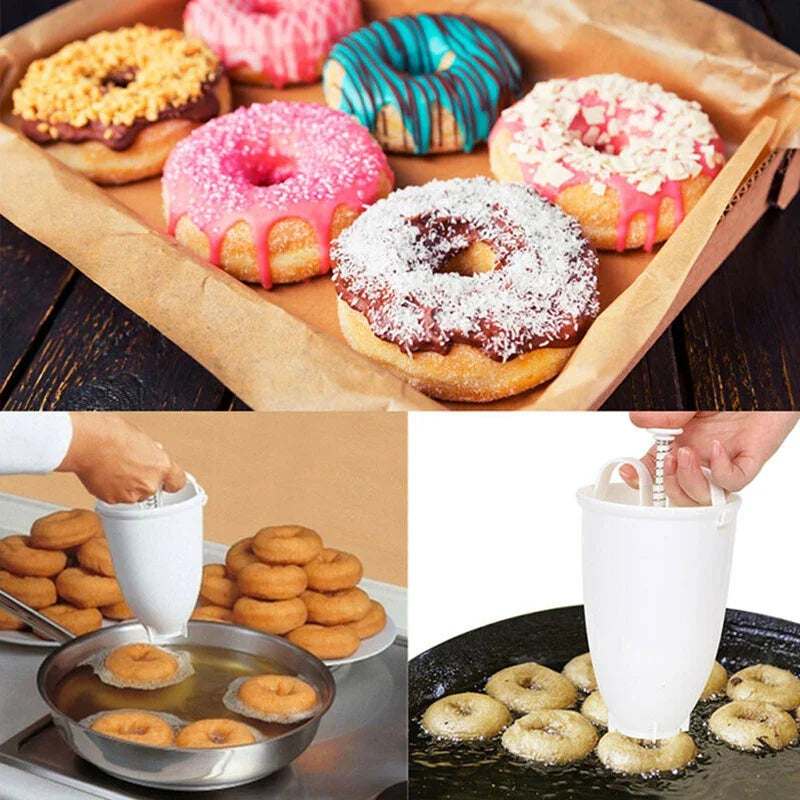 DIY Confectionery Pastry Baking Tools  Donut Maker Dispenser  Donut