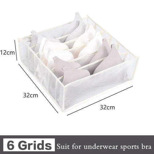 Sports Bra Underwear Organizer Storage Box Panties Socks Storage Boxes