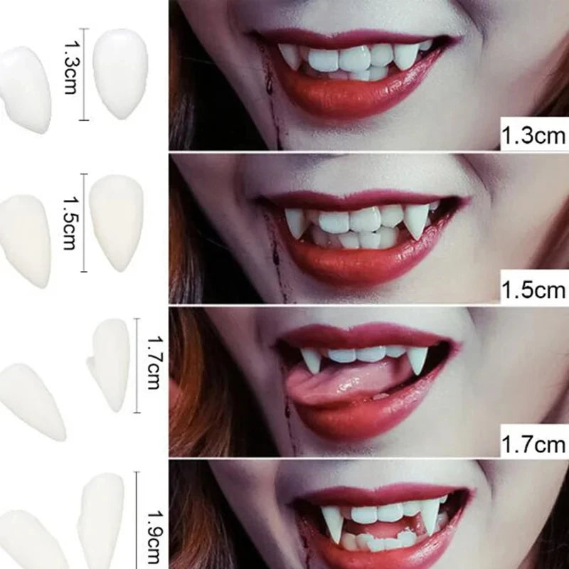 Vampire Teeth Fangs Dentures Props Halloween Costume Props False Teeth