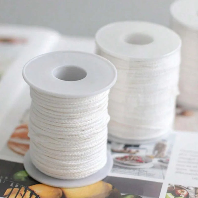 100Pcs Candle Holder 61m Cotton Candle Wick Smokeless Aromatherapy