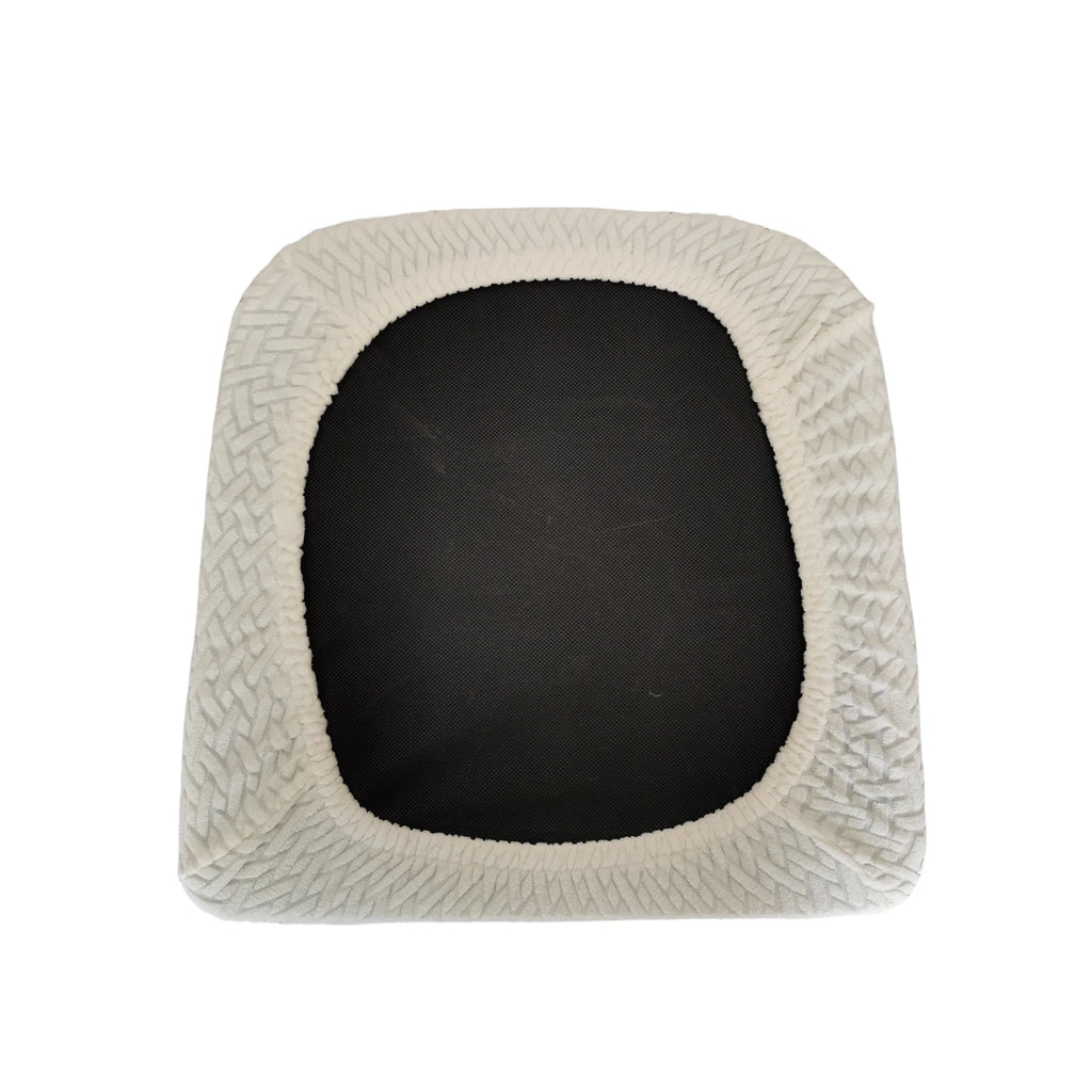 Thickened chair cover, solid-color chair seat cushion cover suitable