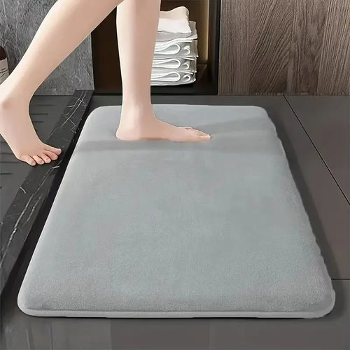 Solid Color Bathroom Mat Bathroom Floor Mat Door Mat Household Non