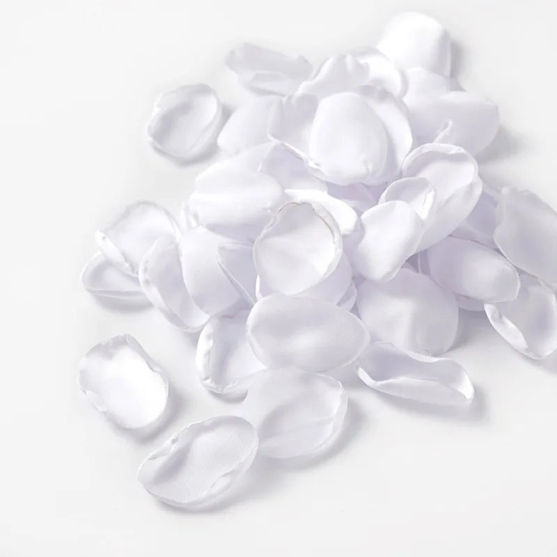 100pcs Mixed Blue Silk Satin Rose Petals Home Decor Vanlentine's Day