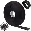 2M Reusable Nylon Hook Loop Fastening Cable Tape Cut-to-Length