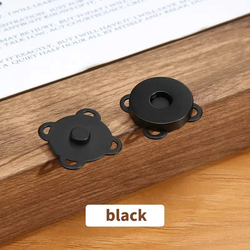 10 Sets Magnetic Snap Button Metal Plum Blossom Sew on Button Clasps