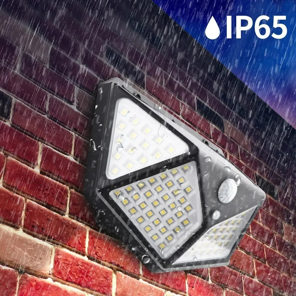 6Pcaks 100 LED Reflectors Solar Lamp Motion Sensor Outdoor Garden