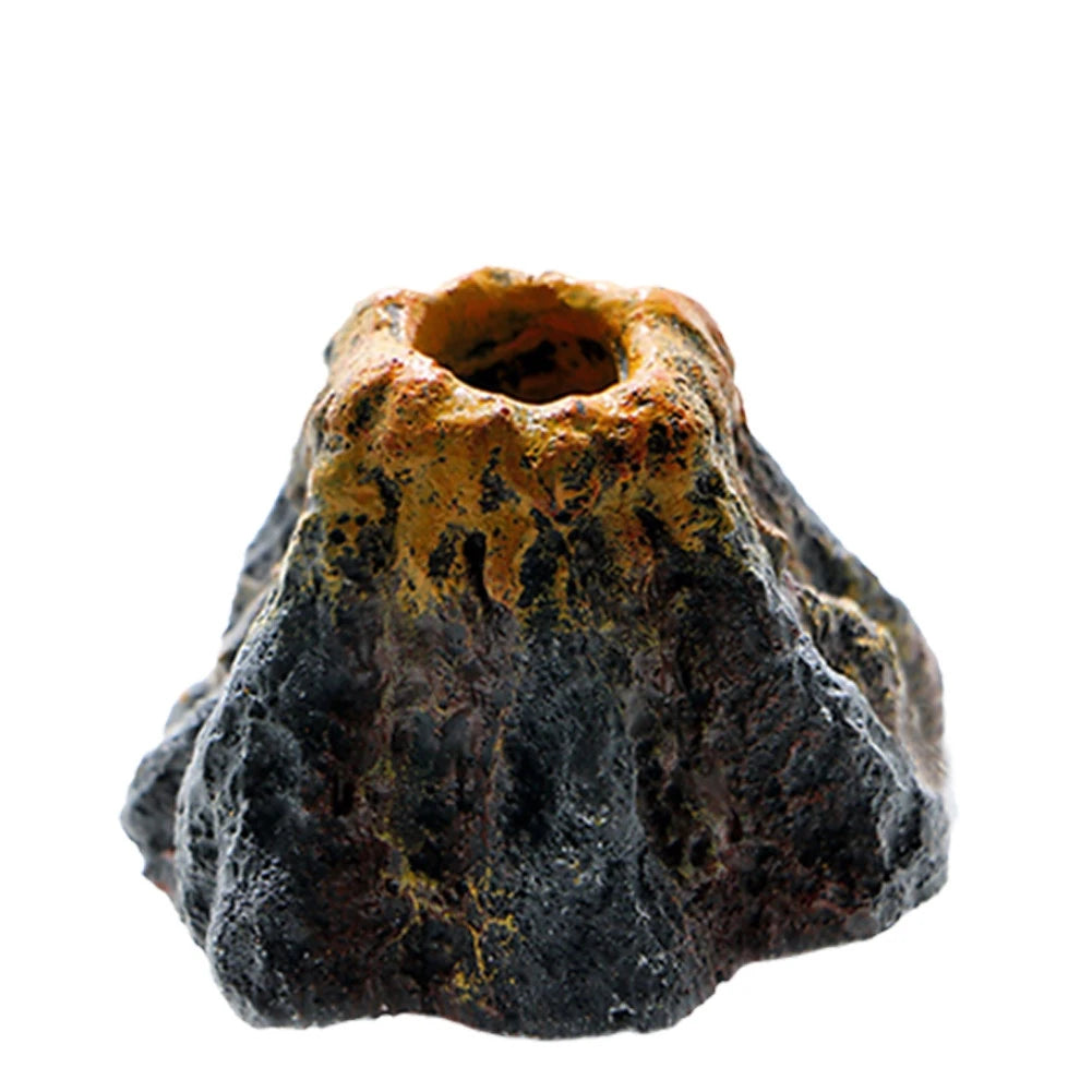 Fish Tank Landscaping Simulation Volcano Aquarium Accessories Rockery