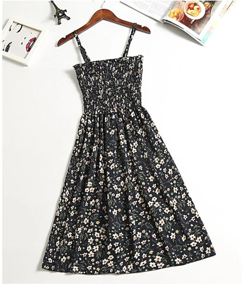 Summer Chiffon Camisole Sleeveless Dress Women Mini Dresses Fashion