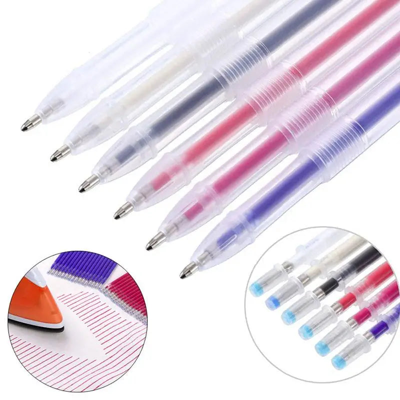 10Pcs/Set Heat Erasable Magic Marker Pen Temperature Disappearing