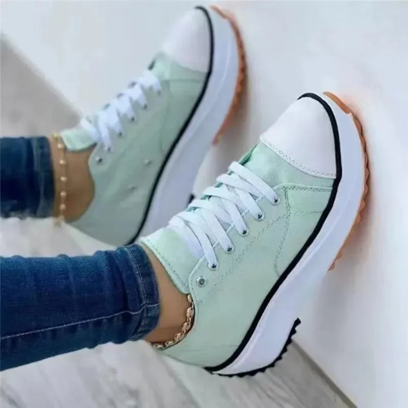 Women's New Casual Single Shoes for Women 2024 Autumn Summer Round