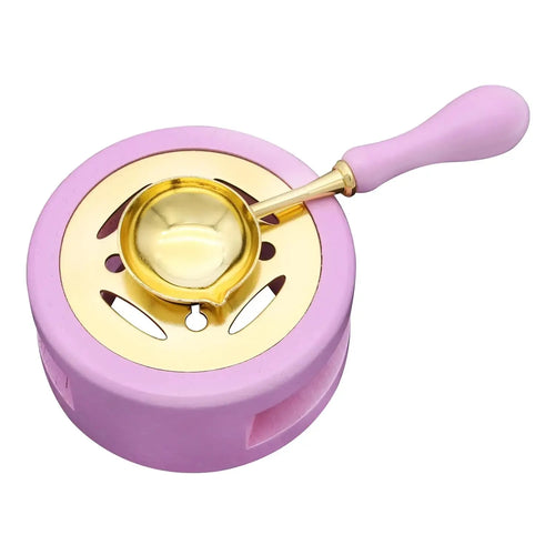 1set Wax Seal Warmer,Wax Seal Kit with Wax Seal Spoon for Melting Wax