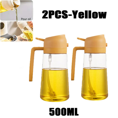 200/300/500ml Oil Spray Bottle BBQ Cooking Olive Oil Sprayer Plastic