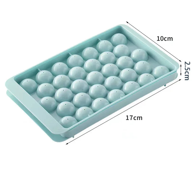 33 Ice Boll Hockey PP Mold Frozen Whiskey Ball Popsicle Ice Cube Tray