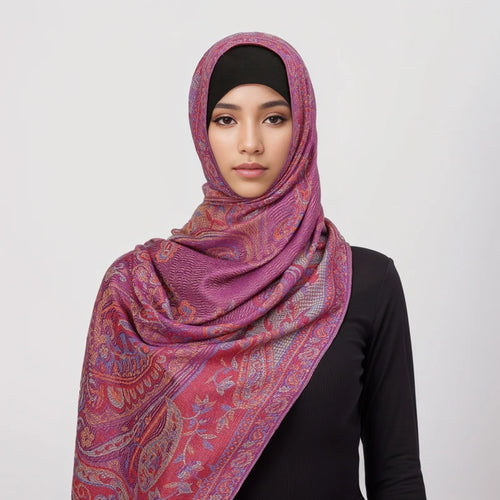 Bohemia Pashmina Hijab Scarf Long Muslim Cashmere Shawl Female Foulard