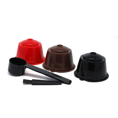 3Pcs Fit For Dolce Gusto Coffee Filter Cup Reusable Coffee Capsule