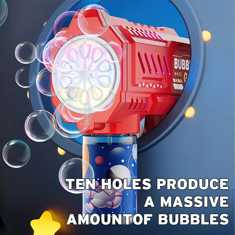 Fully Automatic Bubble Gun Rocket Bubbles Machine Automatic Blower