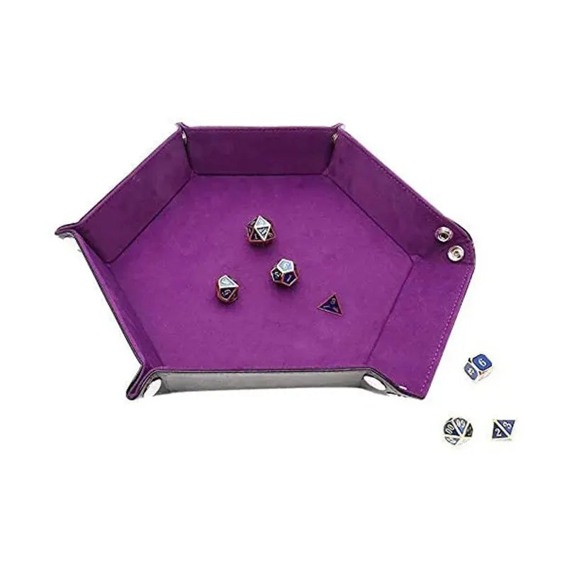 1pc Hexagonal Dice Tray and Miscellaneous Storage Box Board Game Dice