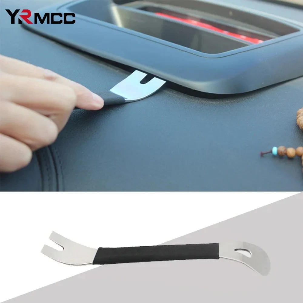 Car Trim Removal Tool Stainless Steel Durable Two-end Trim Removal