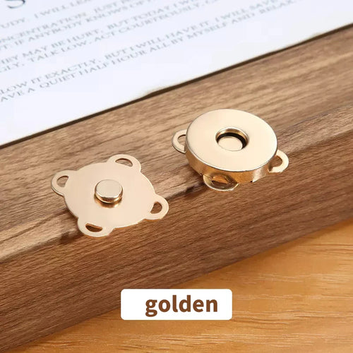 10 Sets Magnetic Snap Button Metal Plum Blossom Sew on Button Clasps