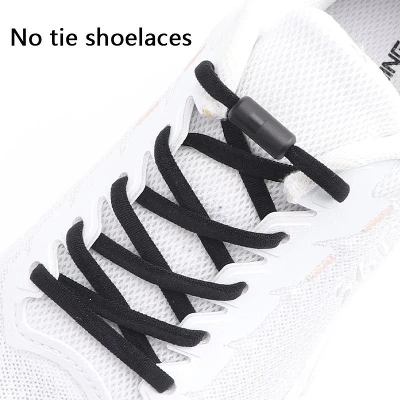 NEW Colorful Options Elastic laces Sneakers No tie Shoelace for Sports