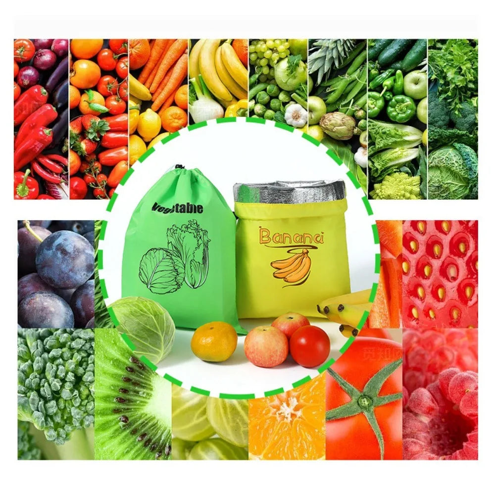 Lightweight  Size Fruit & Vegetable Storage Bag – Anti-Ripening