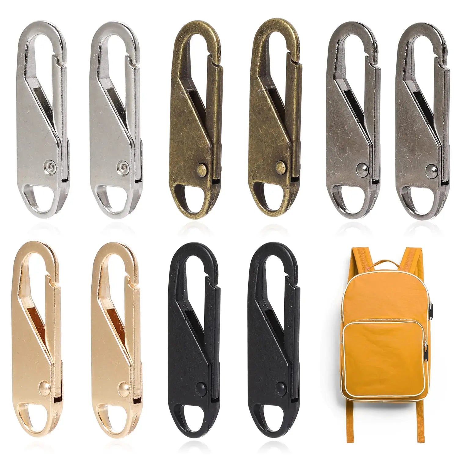 Detachable Zipper Head Pull-Out Universal Case Bag Schoolbag Zipper