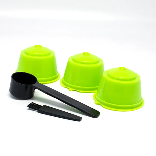 3Pcs Fit For Dolce Gusto Coffee Filter Cup Reusable Coffee Capsule