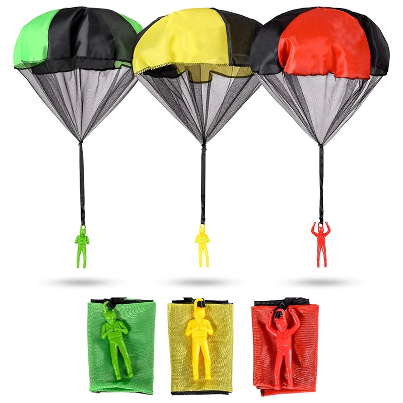 Parachute Toys for Kids Tangle Free Outdoor Flying Parachute Men