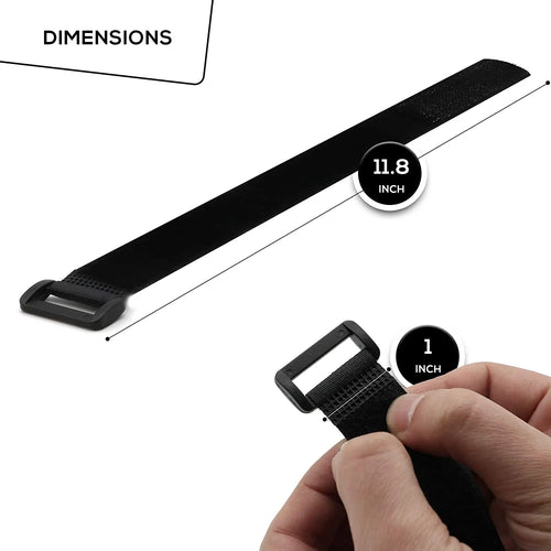 10pcs Reusable Cable Straps Multipurpose Quality Hook and Loop