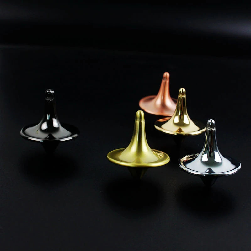 Metal Gyro Hot Movie Totem Silver Hand Spinning Top Fingertips Small