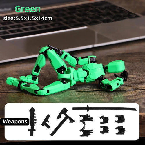 Multi-Jointed Movable Shapeshift Robot 3D Printed Mannequin Dummy 13