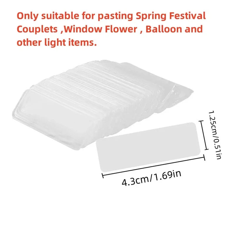 Double Sided Adhesive Tape Reusable Waterproof Wall Sticker Traceless