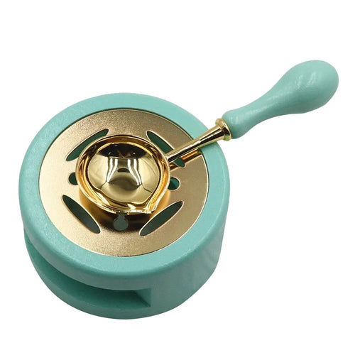 1set Wax Seal Warmer,Wax Seal Kit with Wax Seal Spoon for Melting Wax