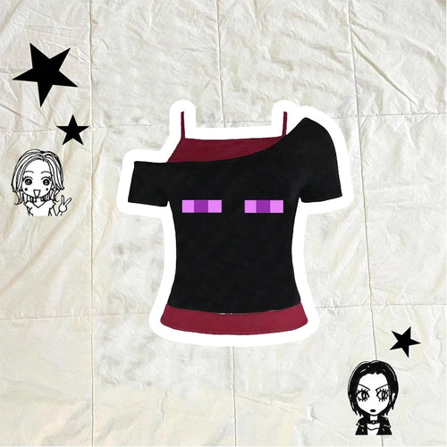 Women's Sleeveless Camisole Y2K Sexy Lace Streetwear Hip Hop Punk Rock