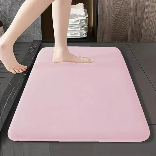 Solid Color Bathroom Mat Bathroom Floor Mat Door Mat Household Non