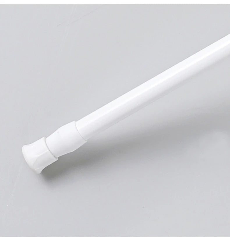 30-110cm Adjustable Metal Curtain Rod Spring Loaded Extendable