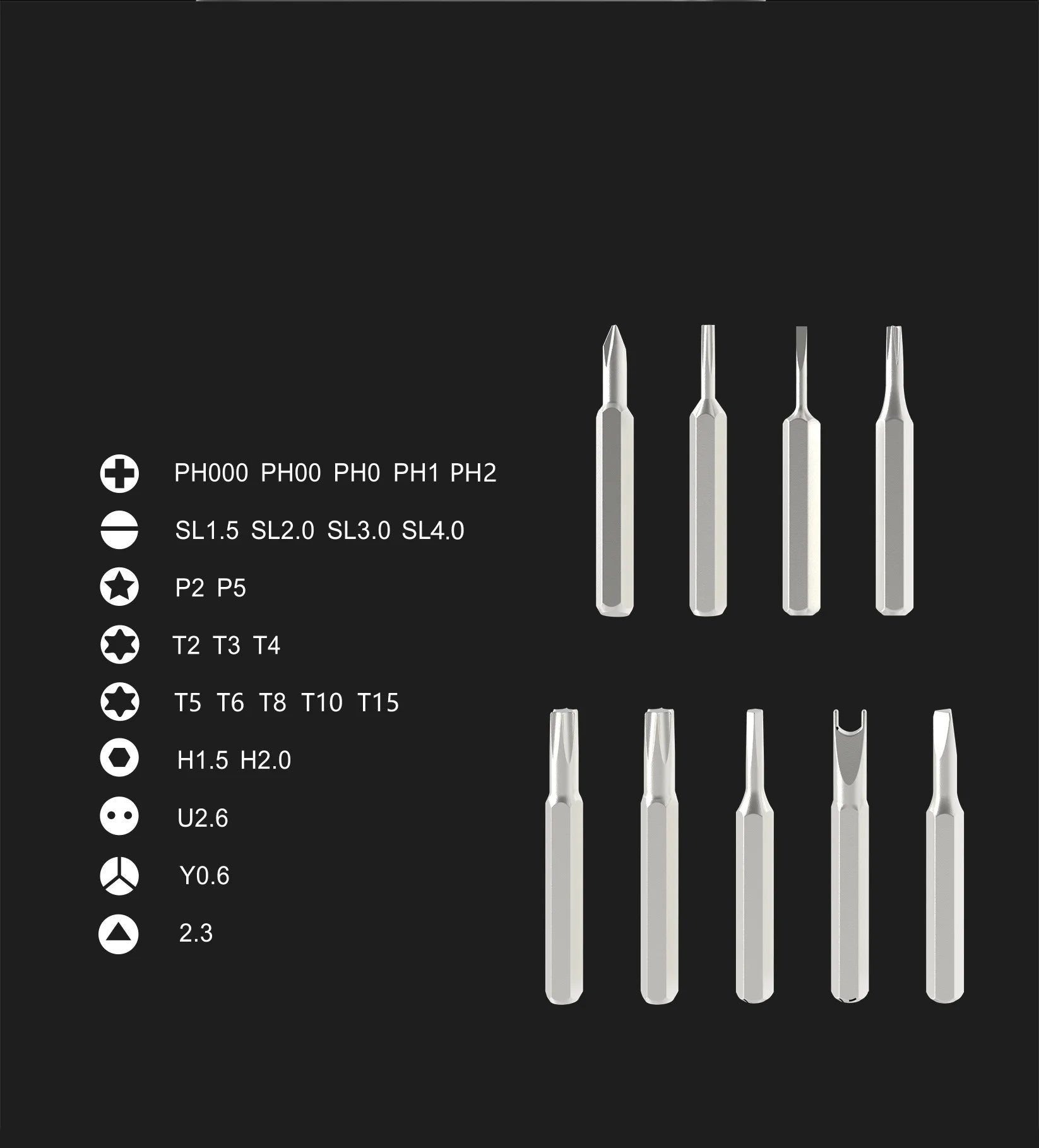 Magnetic Precision Screwdriver Set, 25 In 1 With 24 Piece Mini Pocket