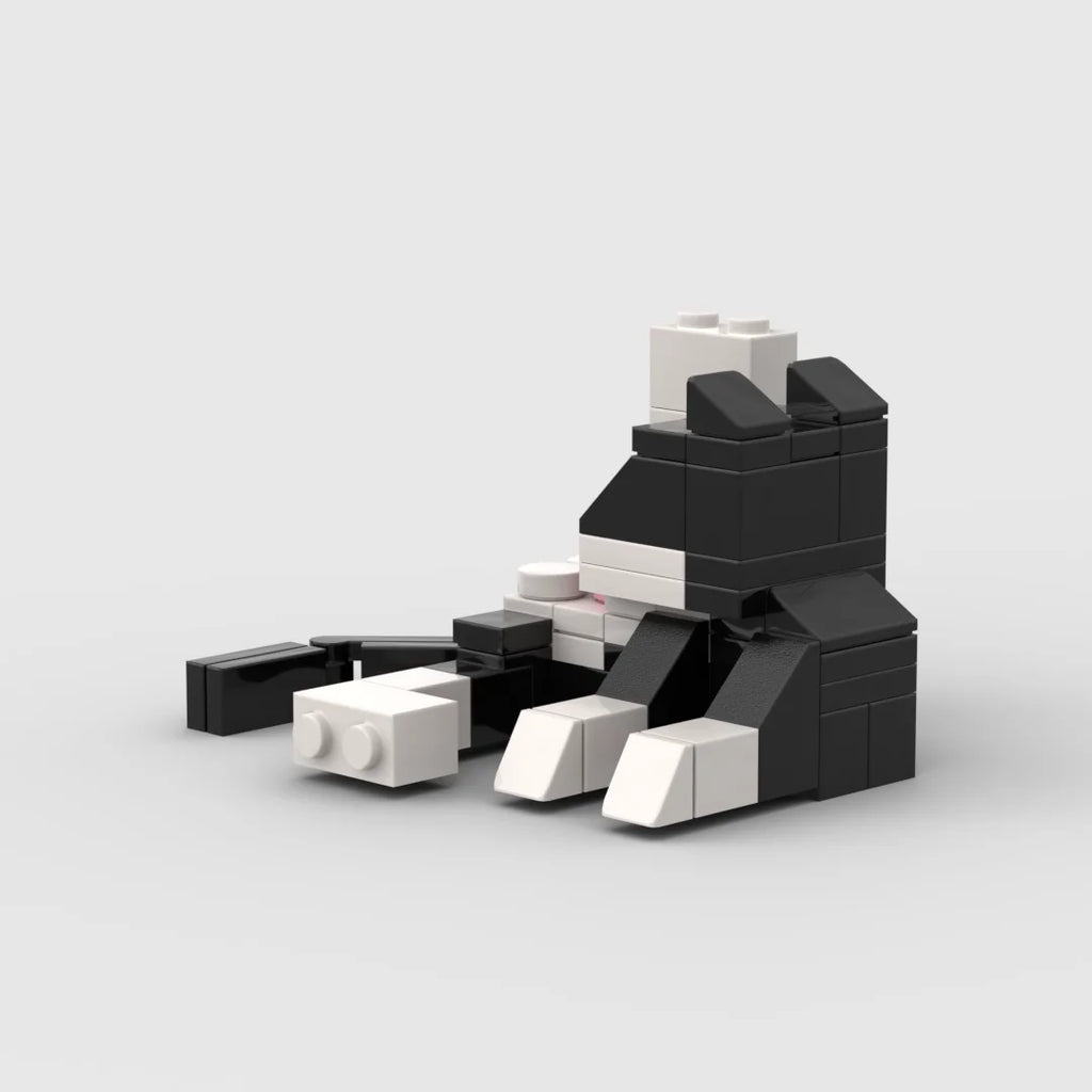 Animal Series 62Pcs MOC Bricks Cat Figires DIY Building Blocks Kids